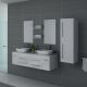Meubles salle de bain DIS748B blanc