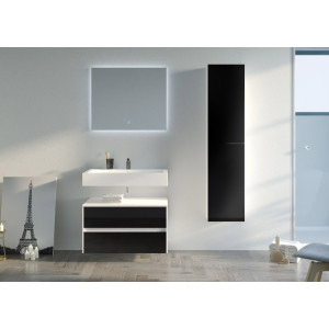 Meuble salle de bain VISENZA 800 Noir