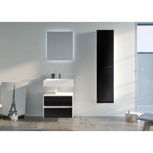 Ensemble Meuble salle de bain VISENZA 600 Noir