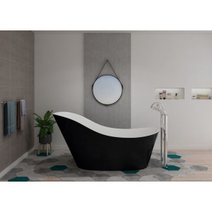 Baignoire îlot design Avro Black