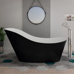 Baignoire îlot design Avro Black