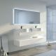 Meuble double vasque salle de bain MANCIANO 1600