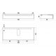 Meuble salle de bain MANCIANO 1200