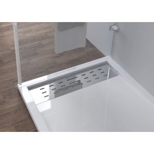 Receveur en gel coat ALICANTE Blanc 120x90 cm