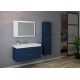 Meuble de salle de bain simple vasque CALABRO 1000 Bleu saphir