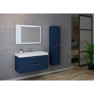 Meuble salle de bain CALABRO 1000 Bleu saphir