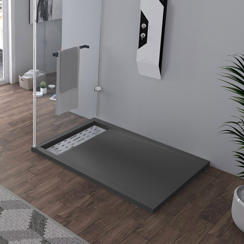Receveur en gel coat ALICANTE Graphite 120x90 cm Receveur en gel coat ALICANTE Graphite 120x90 cm