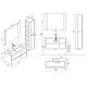 Plans Meuble salle de bain AZAMARA 1000