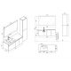 Meuble salle de bain CAGLIARI 1200