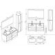 Plans Meuble salle de bain URBINO 1200