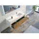 Meuble salle de bain RIBERA 1200 Bois naturel et Blanc