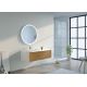 Meuble salle de bain MAZZEO 1200 Bois naturel et Blanc