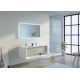 Meuble salle de bain PIAZZA 1200 Beige galet et Blanc