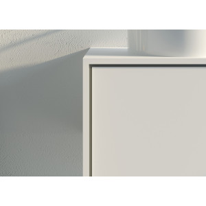 Coin Meuble salle de bain MARUCA 1200 Blanc