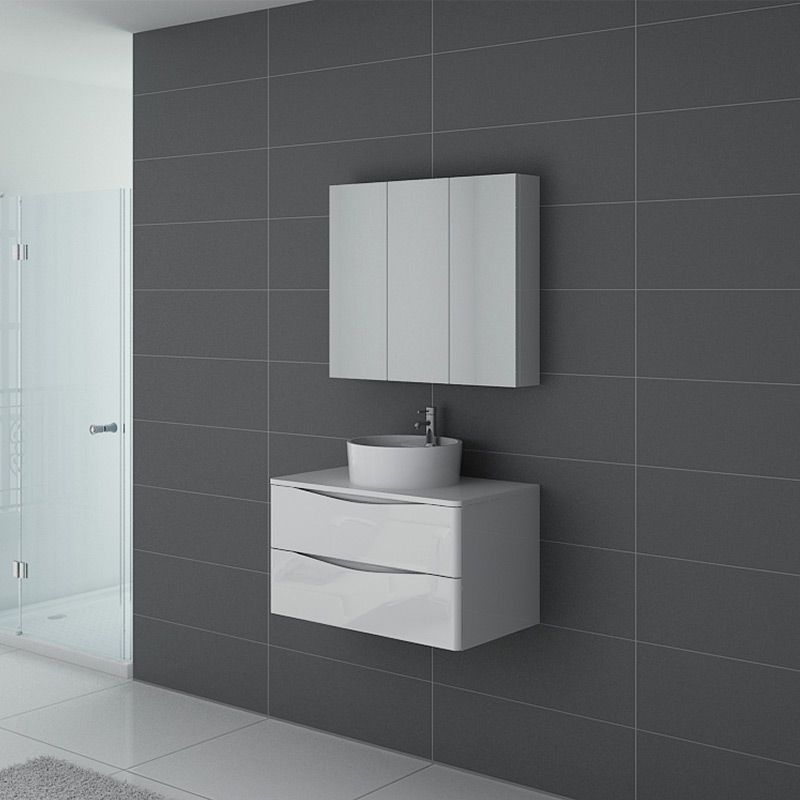 Meuble salle de bain Terranova 800 Blanc