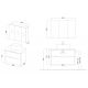 Meuble salle de bain Terranova 800 Blanc