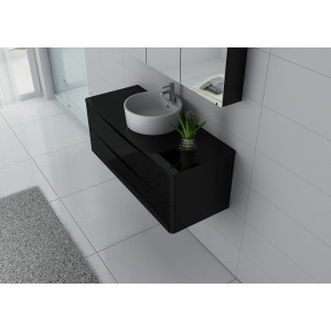 Meuble salle de bain Terranova 1200 Noir