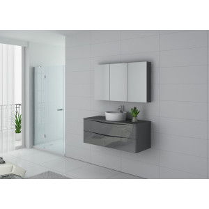Meuble salle de bain Terranova 1200 Gris taupe