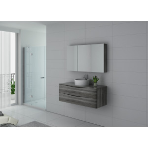 Meuble salle de bain Terranova 1200 Chêne gris