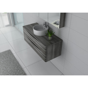 Meuble salle de bain Terranova 1200 Chêne gris