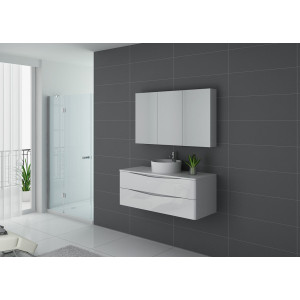 Meuble salle de bain Terranova 1200 Blanc