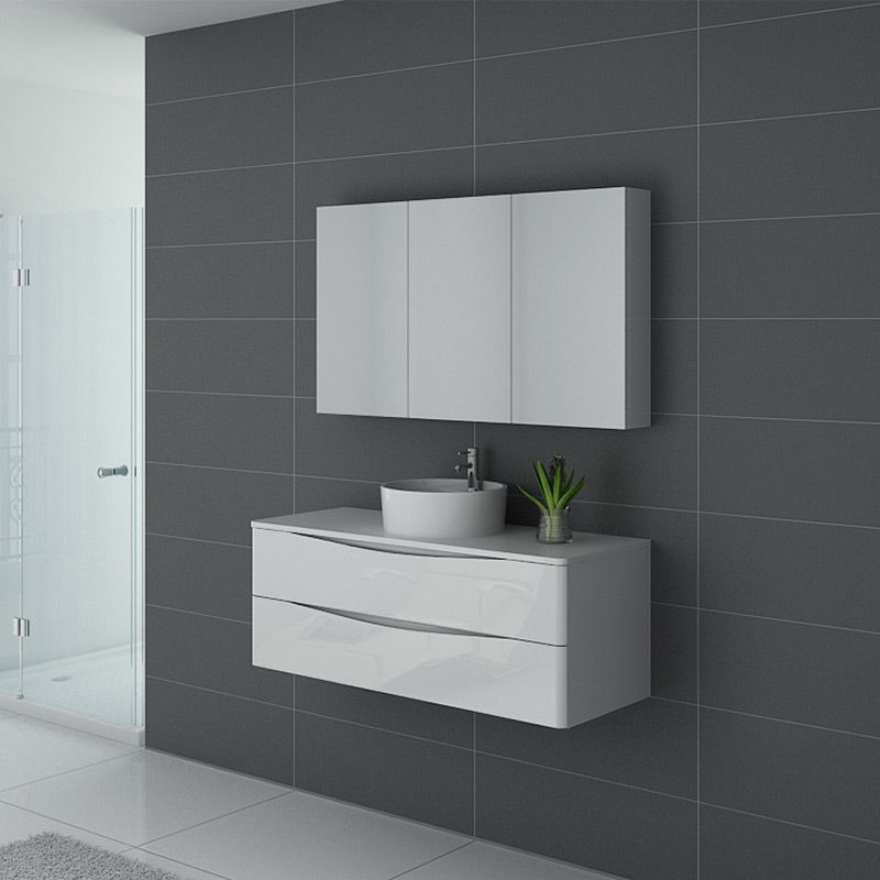 Meuble salle de bain Terranova 1200 Blanc