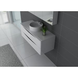 Meuble salle de bain Terranova 1200 Blanc