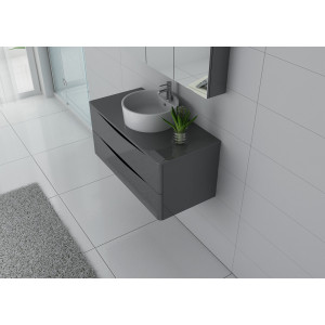 Meuble salle de bain Terranova 1000 Gris taupe