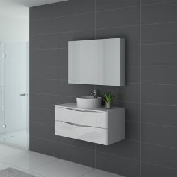 Meuble salle de bain Terranova 1000 Blanc