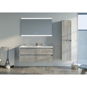 Meuble 2 vasques Scorzo 1200 Béton
