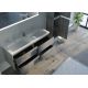 Détails rangement Meuble salle de bain Scorzo 1200 Béton