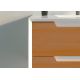 Meuble salle de bain SCORDIA 1000 Bois naturel et Blanc