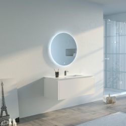 Meuble salle de bain STRANO 1000 Blanc