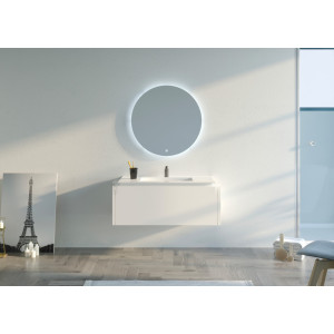 Meuble salle de bain STRANO 1000 Blanc