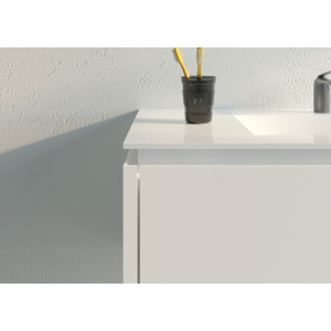 Meuble salle de bain STRANO 1000 Blanc