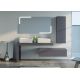 Meubles salle de bain Melizzano 1400 Gris Anthracite