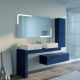 Meubles salle de bain MELIZZANO 1400 Bleu Saphir
