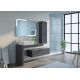 Meubles salle de bain MELIZZANO 1100 Gris Anthracite