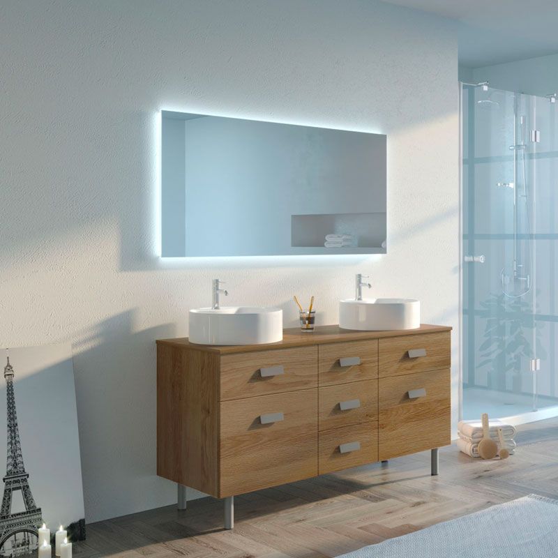 Meubles salle de bain LORENZO Scandinave Vintage