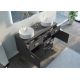 Meubles salle de bain LORENZO Gris Anthracite