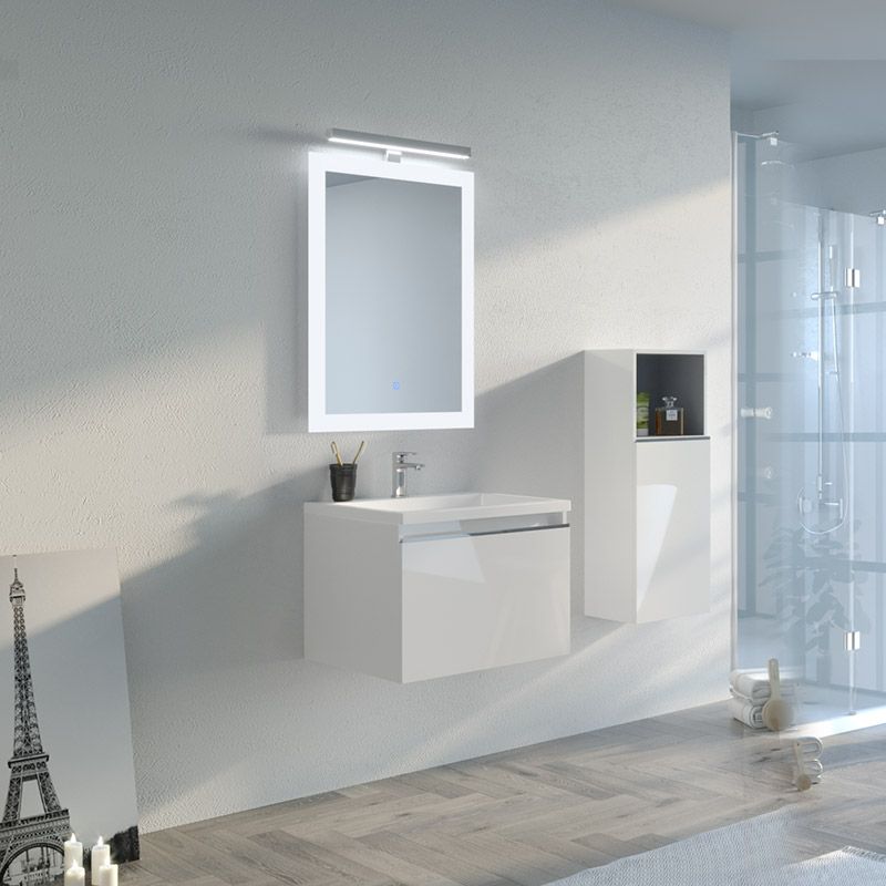 Meuble salle de bain Tivoli 600 Blanc