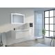 Meuble de salle de bain et miroir avec interrupteur tactile Tivoli 1000 Blanc