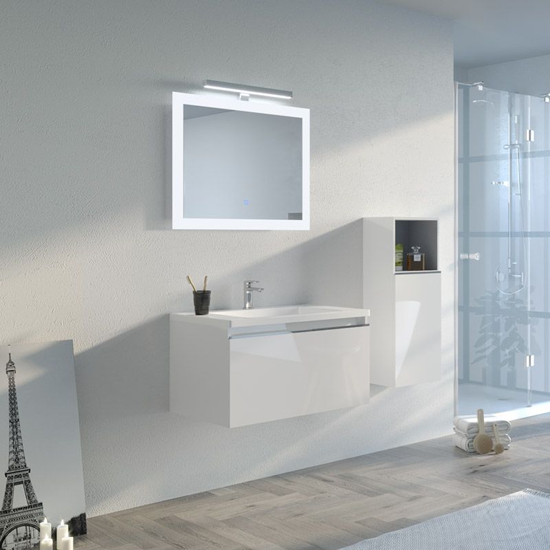 Meuble salle de bain Tivoli 800 Blanc