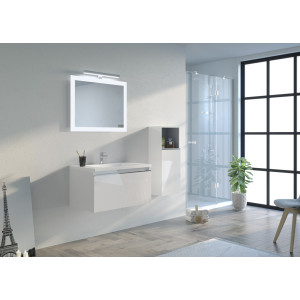 Meuble tendance finition gloss Tivoli 800 Blanc