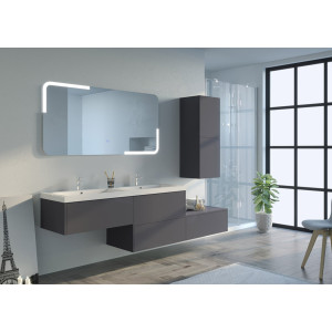 Meubles salle de bain BELLISSIMO GA Gris Anthracite