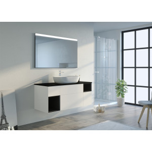 Meubles salle de bain SORIANO B Blanc
