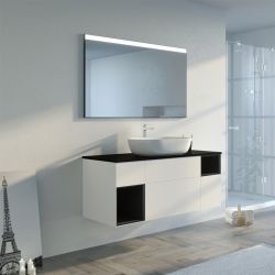 Meubles salle de bain SORIANO Blanc