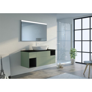 Ensemble salle de bain SORIANO Vert Amande