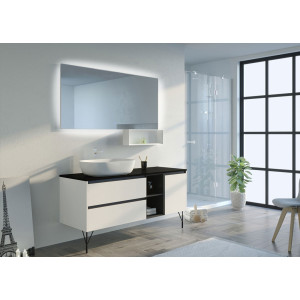 Ensemble simplie vasque SCANZANO Blanc