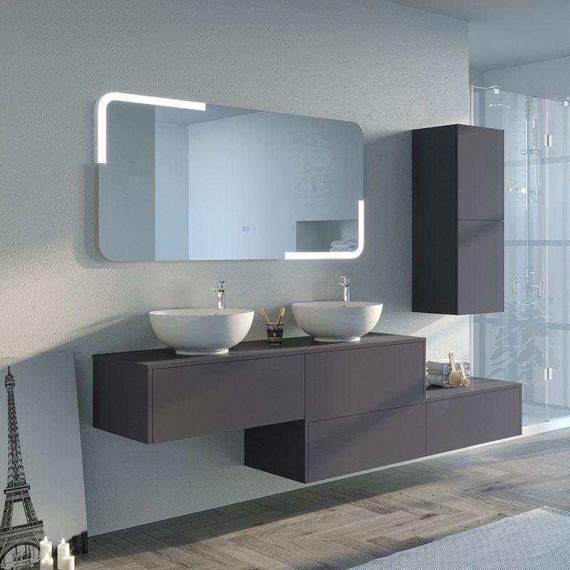 Meubles salle de bain DOLCE VITA GA Gris Anthracite